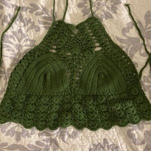 Hand made crochet top